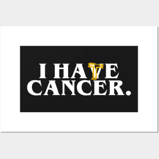 I HATE/HAVE CANCER Posters and Art